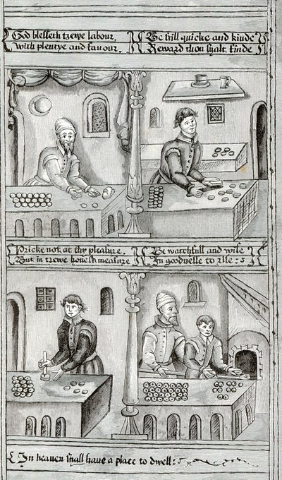 Panaderos de York A.D, 1595-96 de English School
